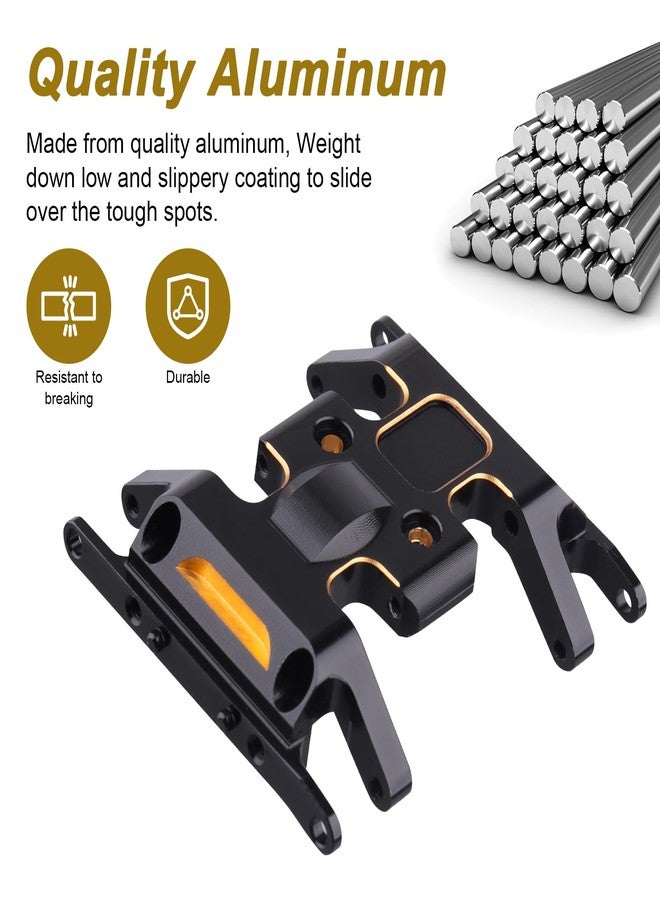 CrazyHobby Aluminum Chassis Skid Plate for 1/24 Axial SCX24 Deadbolt Crawler Car AXI90081 Upgrades Parts - Image 2